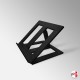 Adjustable Table Lectern (Folding Tabletop Book & Tablet Stand)