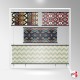 Fabric Samples Display Stand (Freestanding Frame with Material Hangers & Cables)