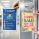 Self-Adhesive Window Display Frame, A4 A3 (Easy Slide-in Poster Holders for Shops)
