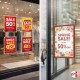 Self-Adhesive Window Display Frame, A4 A3 (Easy Slide-in Poster Holders for Shops)
