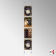Double-Sided Ceiling-To-Floor Hanging Poster Frame Kit (Retail Window Cable Display)