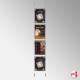 Double-Sided Ceiling-To-Floor Hanging Poster Frame Kit (Retail Window Cable Display)
