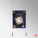 Double-Sided Ceiling-To-Floor Hanging Poster Frame Kit (Retail Window Cable Display)