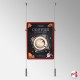 Double-Sided Ceiling-To-Floor Hanging Poster Frame Kit (Retail Window Cable Display)