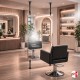 Double-Sided Mirror Glass Hanging System (Complete, Mirror & Fittings)