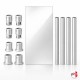 Double-Sided Mirror Glass Hanging System (Complete, Mirror & Fittings)