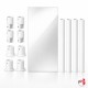Double-Sided Mirror Glass Hanging System (Complete, Mirror & Fittings)
