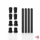 Frameless Mirror Glass Hanging Kit (Fittings Only, No Mirror)