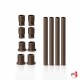 Frameless Mirror Glass Hanging Kit (Fittings Only, No Mirror)