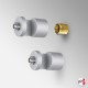 Wall-to-Wall Rod Display Fittings, Various Colours (Rod Not Included)