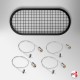 Ceiling Oval Grid Hanging Kit (Suspension Cables & Capsule Mesh Panel)