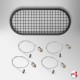 Ceiling Oval Grid Hanging Kit (Suspension Cables & Capsule Mesh Panel)