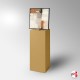Easel-Top Display Plinth (A1 Picture Stand On Pedestal/Podium)