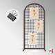 Freestanding Arch Panel Display Mesh (200CM Upright Gridwall Partition)