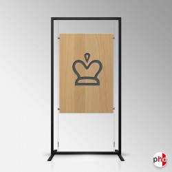 Freestanding Suspended Board Display Stand (Frame & Cables Only - No Board Included)