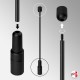 Black Suspended Rod Display Shelf Fittings Kit (Create Glass & Wood Shelving Units - Shelf Boards Not Included)