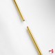 Gold Suspended Rod Display Shelf Fittings Kit (Create Glass & Wood Shelving Units - Shelf Boards Not Included)