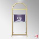 Arch Display Panel With A1 Poster Holder (Freestanding Frame & Acrylic Pocket, Portrait & Landscape)
