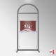 Arch Display Panel With A1 Poster Holder (Freestanding Frame & Acrylic Pocket, Portrait & Landscape)