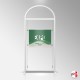 Arch Display Panel With A1 Poster Holder (Freestanding Frame & Acrylic Pocket, Portrait & Landscape)
