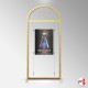 Arch Display Panel With A1 Poster Holder (Freestanding Frame & Acrylic Pocket, Portrait & Landscape)