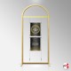Arch Display Panel With A2 Poster Holders (Freestanding Frame & 3 Acrylic Pockets, Portrait & Landscape)