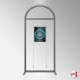 Arch Display Panel With A2 Poster Holders (Freestanding Frame & 3 Acrylic Pockets, Portrait & Landscape)