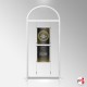 Arch Display Panel With A2 Poster Holders (Freestanding Frame & 3 Acrylic Pockets, Portrait & Landscape)