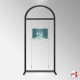 Arch Display Panel With A2 Poster Holders (Freestanding Frame & 3 Acrylic Pockets, Portrait & Landscape)