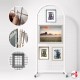 Mobile Arch Panel Display Mesh (200CM Freestanding Gridwall Partition On Castors)