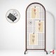 Mobile Arch Panel Display Mesh (200CM Freestanding Gridwall Partition On Castors)
