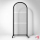 Mobile Arch Panel Display Mesh (200CM Freestanding Gridwall Partition On Castors)