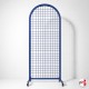 Mobile Arch Panel Display Mesh (200CM Freestanding Gridwall Partition On Castors)