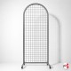 Mobile Arch Panel Display Mesh (200CM Freestanding Gridwall Partition On Castors)