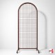 Mobile Arch Panel Display Mesh (200CM Freestanding Gridwall Partition On Castors)