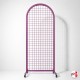 Mobile Arch Panel Display Mesh (200CM Freestanding Gridwall Partition On Castors)