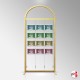 Arch Display Panel With A4 Poster Holders (Freestanding Frame & 16 Acrylic Pockets, Portrait & Landscape)