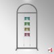 Arch Display Panel With A4 Poster Holders (Freestanding Frame & 16 Acrylic Pockets, Portrait & Landscape)