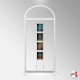 Arch Display Panel With A4 Poster Holders (Freestanding Frame & 16 Acrylic Pockets, Portrait & Landscape)