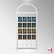 Arch Display Panel With A4 Poster Holders (Freestanding Frame & 16 Acrylic Pockets, Portrait & Landscape)