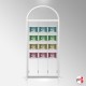 Arch Display Panel With A4 Poster Holders (Freestanding Frame & 16 Acrylic Pockets, Portrait & Landscape)