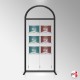 Arch Display Panel With A3 Poster Holders (Freestanding Frame & 9 Acrylic Pockets, Portrait & Landscape)