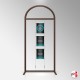 Arch Display Panel With A3 Poster Holders (Freestanding Frame & 9 Acrylic Pockets, Portrait & Landscape)
