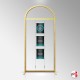 Arch Display Panel With A3 Poster Holders (Freestanding Frame & 9 Acrylic Pockets, Portrait & Landscape)