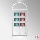 Arch Display Panel With A3 Poster Holders (Freestanding Frame & 9 Acrylic Pockets, Portrait & Landscape)