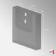 Self-Adhesive Brochure Holder, A4 A5 DL (White, Black, & Clear Acrylic Leaflet Pockets)