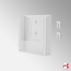 Self-Adhesive Brochure Holder, A4 A5 DL (White, Black, & Clear Acrylic Leaflet Pockets)