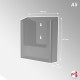 Self-Adhesive Brochure Holder, A4 A5 DL (White, Black, & Clear Acrylic Leaflet Pockets)