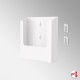 Self-Adhesive Brochure Holder, A4 A5 DL (White, Black, & Clear Acrylic Leaflet Pockets)