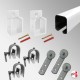 Picture Hanging Room Divider (Middle-Of-Room Display, Opposite Wall-to-Wall Picture Rail)